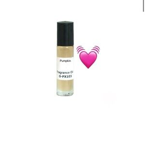 Pumpkin 1/3 Oz Glass Roll -On Fragrance Oil wear use to make candles or soap